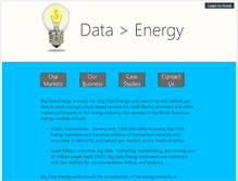 Tablet Screenshot of bigdataenergyservices.com